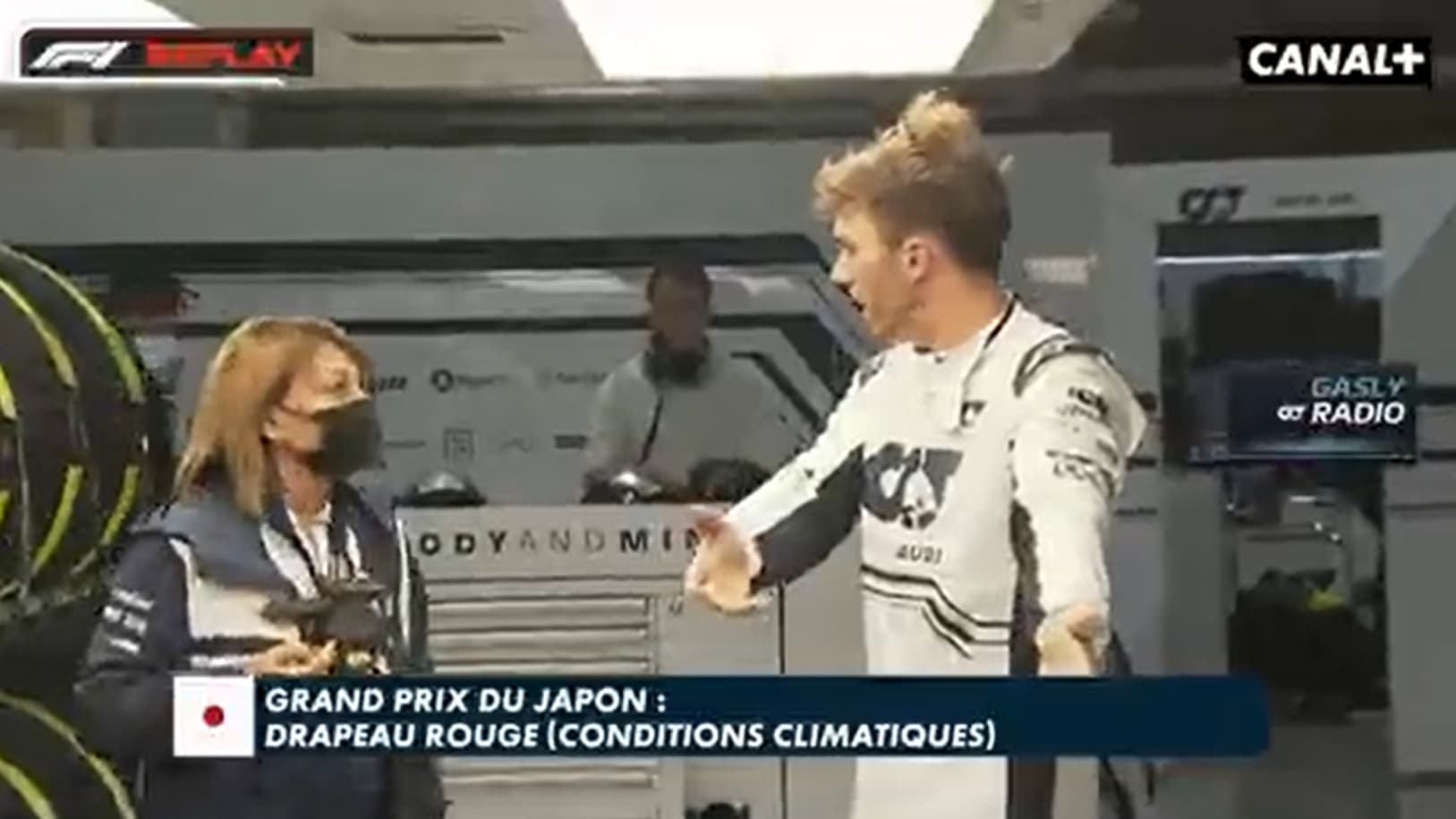 La colère de Pierre Gasly
