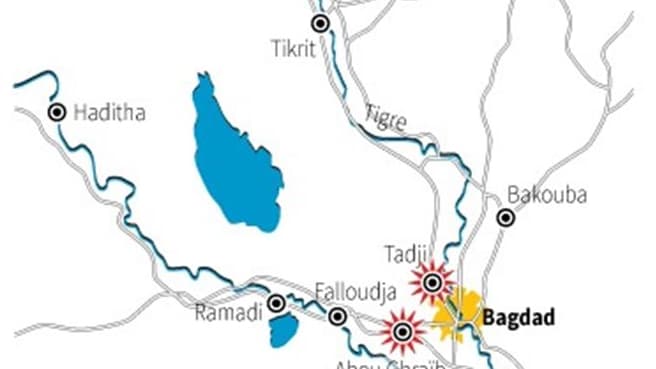 DEUX PRISONS ATTAQUÉES PRÈS DE BAGDAD