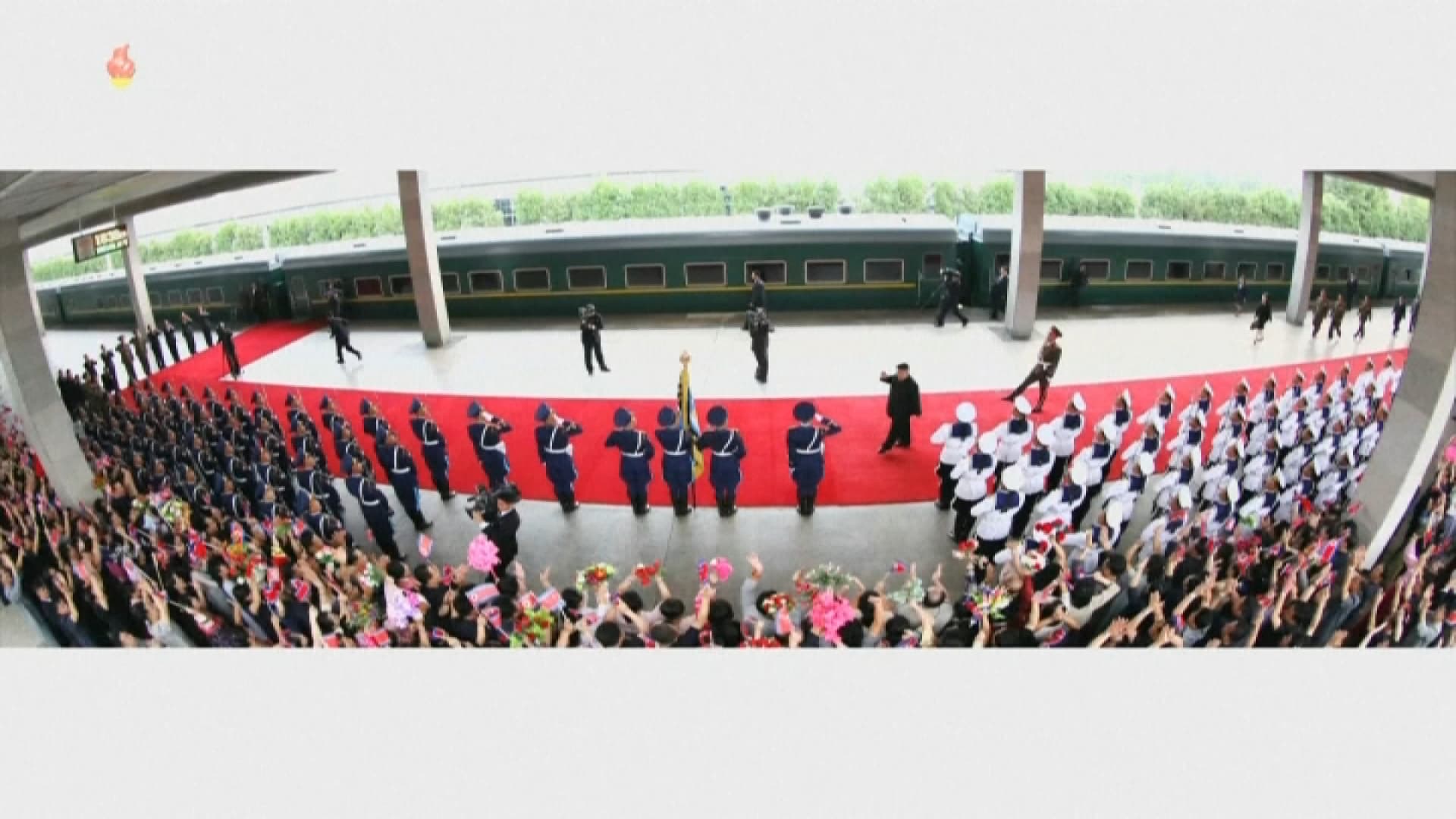 Le train de Kim Jong-un. Le train de Kim Jong-un.