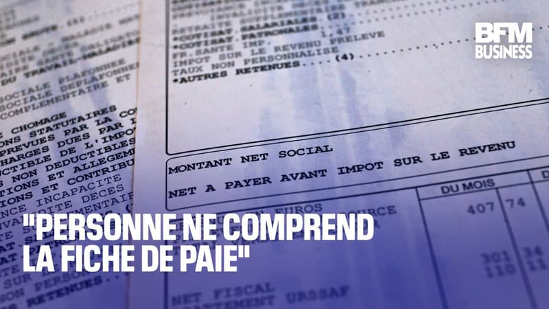 "Personne ne comprend la fiche de paie"
