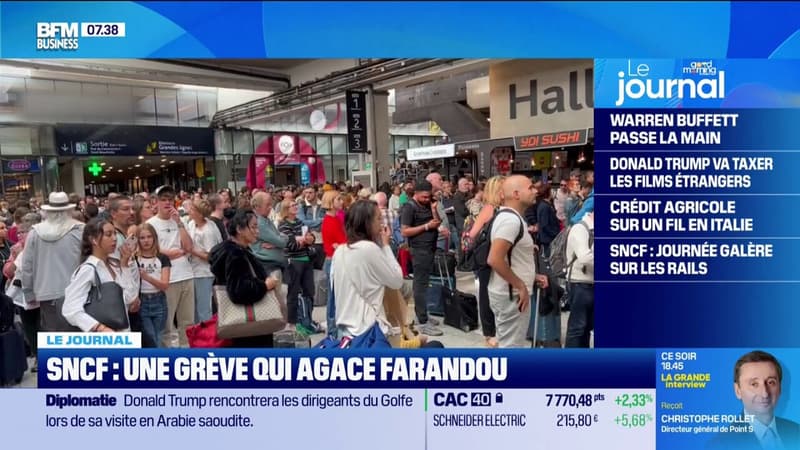 SNCF : une grève qui agace Farandou