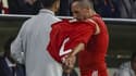 Franck Ribéry jette son maillot