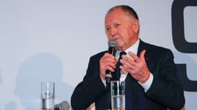 Le président de l'OL Jean-Michel Aulas, à Lyon le 15 décembre 2019