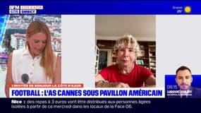 Rachat de l'AS Cannes: Anny Courtade, la dirigeante du club, présente Dan Friedkin, le nouveau propriétaire