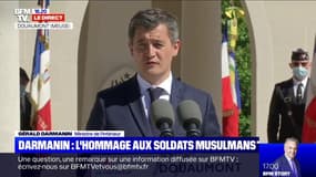Gérald Darmanin lors de l'hommage aux soldats musulmans : "Ces hommes sont des héros et des repères pour tous les Français"