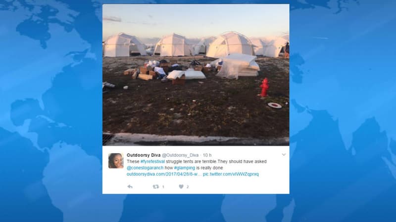 Des centaines de festivaliers avaient payé plusieurs milliers de dollars pour se retrouver au coeur d'un fiasco.