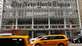 Immeuble du journal New York Times à Manhattan, New York. 