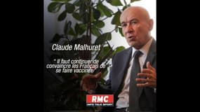 Vaccination: "Il faut continuer de convaincre les Français", selon Claude Malhuret