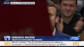 Valls, le piège Macron