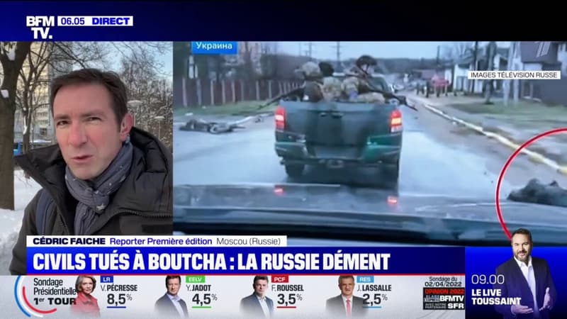 Guerre en Ukraine: les médias russes démentent les exactions à Boutcha