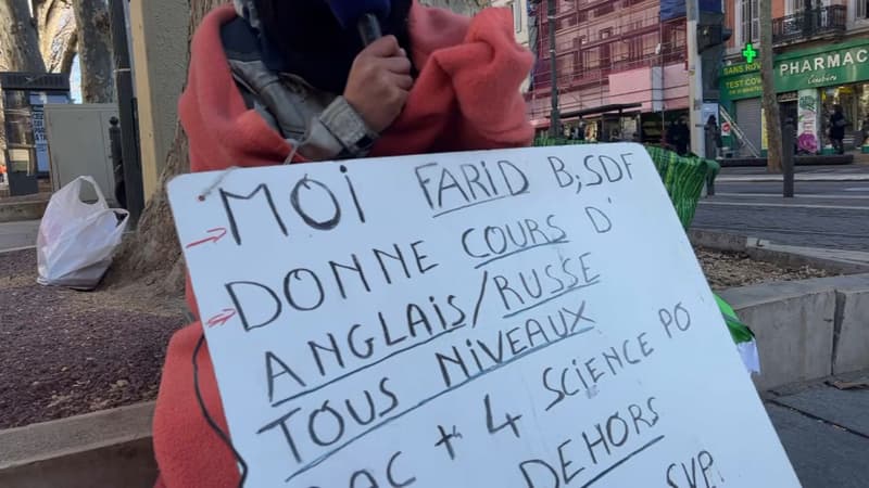 Face au vent et au froid, le quotidien difficile des personnes sans-abri à Marseille