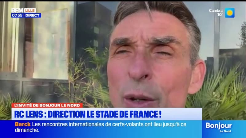 Guillaume Warmuz réagit à la victoire du RC Lens en demi-finale de la Coupe de France