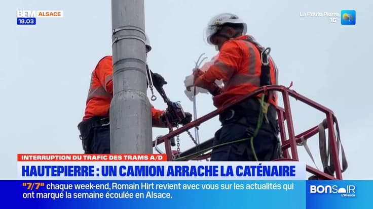 Strasbourg: une caténaire arrachée, la pagaille sur les lignes A et D du tram