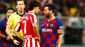 Joao Felix et Lionel Messi