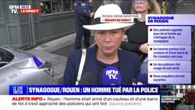 Synagogue visée à Rouen: l'homme "était menaçant", raconte une témoin de la scène