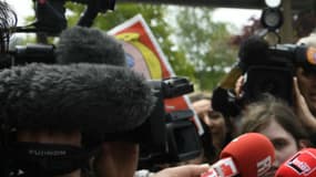 Catherine Blein, conseillère régionale du Front national pour la Bretagne, le 4 mai 2017 à Dol-de-Bretagne