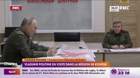 Vladimir Poutine en visite dans la région de Koursk, une première depuis l'avancée ukrainienne