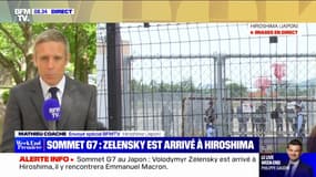 Le président ukrainien Volodymyr Zelensky est arrivé à Hiroshima pour participer au G7