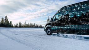 En février 2022, Mercedes a testé son futur utilitaire 100% électrique dans des conditions de grand-froid.