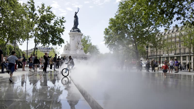 Un restaurant situé sur la place de la République à Paris a pris feu (photo d'illustration).