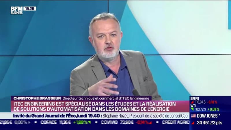 Christophe Brasseur (ITEC Engineering) : ITEC Engineering est spécialisée dans les études et la réalisation de solutions d'automatisation dans les domaines de l'énergie - 16/04