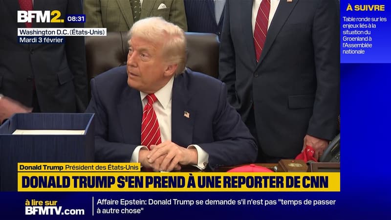 "Vous êtes tellement mauvaise. La pire des journalistes": Donald Trump invective une reporter de CNN