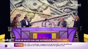 En Californie, une véritable pluie de billets sur une autoroute.