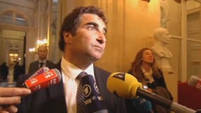 Le député UMP Christian Jacob réagissant à l'adoption du plan d'économies par les députés
