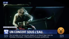 Un concert sous l'eau