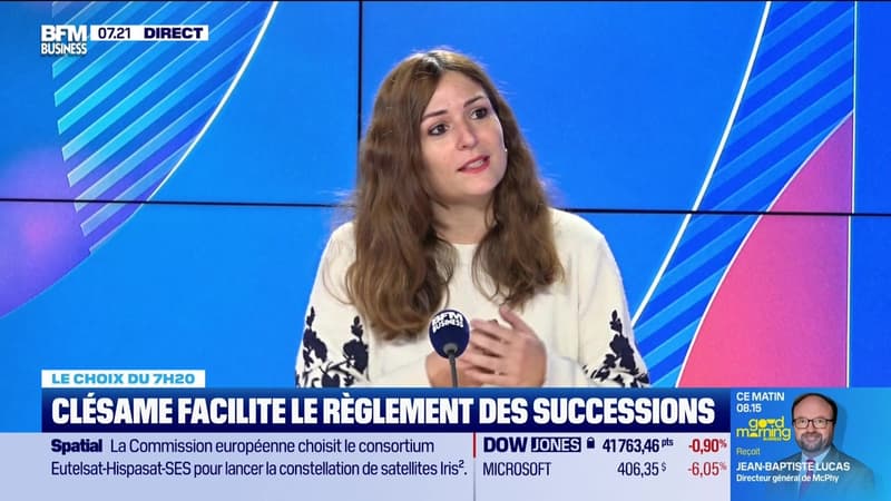 Le choix du 7.20 : Clésame facilite le règlement des successions - 01/11