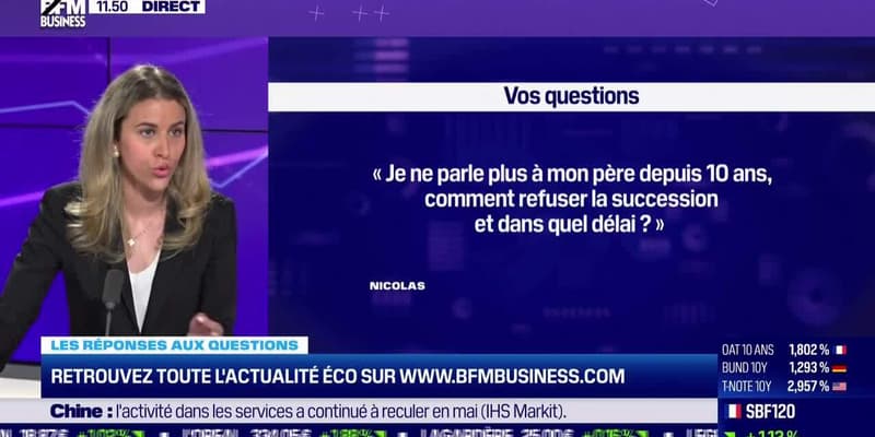 Les questions : Comment évincer la nouvelle femme de mon défunt père de la succession ? - 06/06