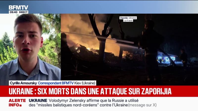 Guerre en Ukraine: au moins six morts après des frappes russes sur Zaporijia