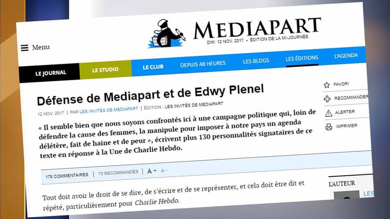 La tribune en soutien à Mediapart et Edwy Plenel en relation avec l'affaire Tariq Ramadan.