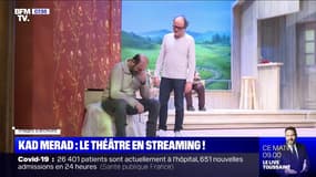 Kad Merad joue sa dernière pièce de théâtre en streaming ce lundi soir