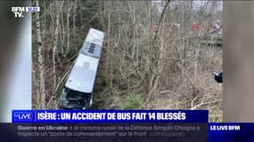 En Isère, un accident de car transportant des enfants fait 14 blessés dont 2 en urgence absolue