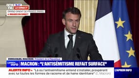 Emmanuel Macron face au Grand Orient de France: "Il n'y a pas de lutte véritable contre l'antisémitisme sans un réel universalisme"