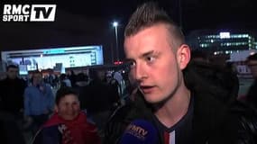 Football / Coupe de la Ligue / Les supporters parisiens heureux de la victoire - 11/04