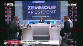 Présidentielle: mais qui colle des affiches en faveur d'une candidature d'Eric Zemmour?