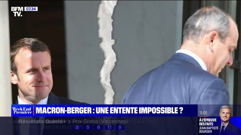 Retraites: entre Emmanuel Macron et Laurent Berger, une relation sous haute tension