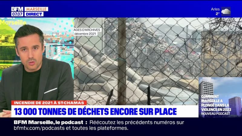 Incendie à Saint-Chamas: seulement 8% des déchets évacués