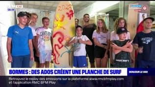 Bormes-les-Mimosas: dix adolescents créent une planche de surf