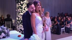 Lionel et Antonella Messi 