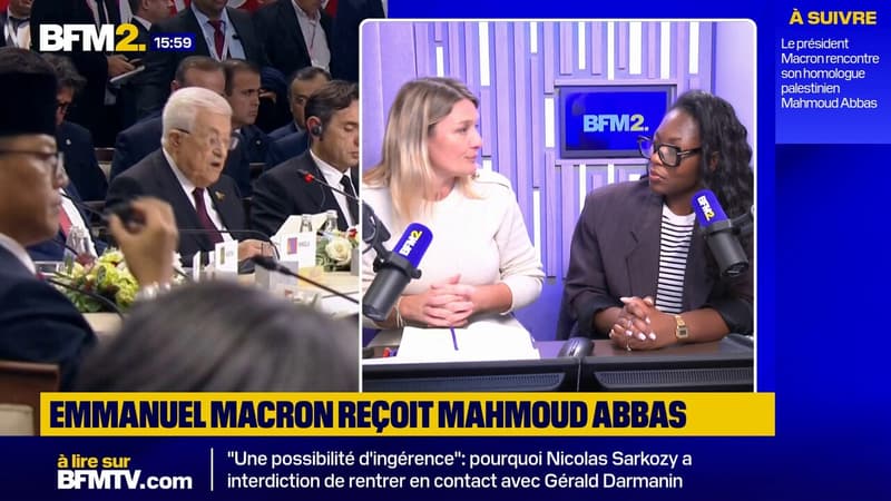 Mahmoud Abbas reçu à l'Elysée: Clémence Dibout, grand reporter de BFMTV, décrit la complexité et les défis pour parler "d'un État palestinien en construction"