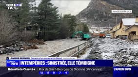 Crues dans les Hautes-Alpes: le désarroi d'une restauratrice sinistrée, à deux semaines de l'ouverture de la saison des sports d'hiver