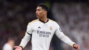 La star du Real Madrid Jude Bellingham face à Gérone le 10 février 2024