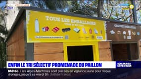 Nice: des containers de tri sélectif installés sur la promenade du Paillon