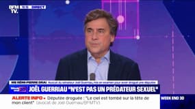 Joël Guerriau "n'avait aucune intention de commettre la moindre agression sexuelle sur son amie", confie son avocat