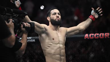Le Français Nassourdine Imavov pour son combat en main event de l'UFC Paris, 6 septembre 2025