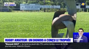 Coupe du monde de rugby amateur: un Dignois a conçu le trophée