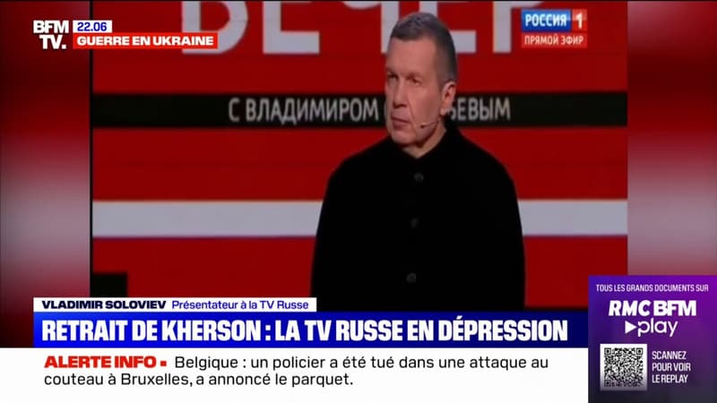 Guerre en Ukraine: la télévision russe en dépression après l'annonce du retrait de Kherson
